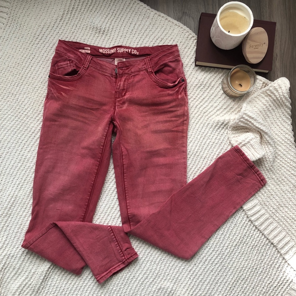Red Skinny Jeans